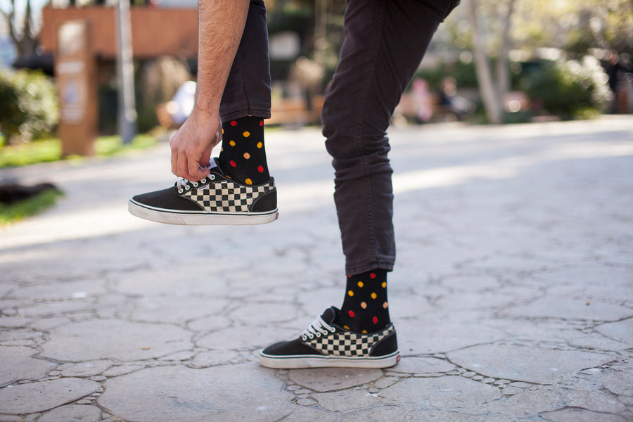 Men's Flame Dot Socks