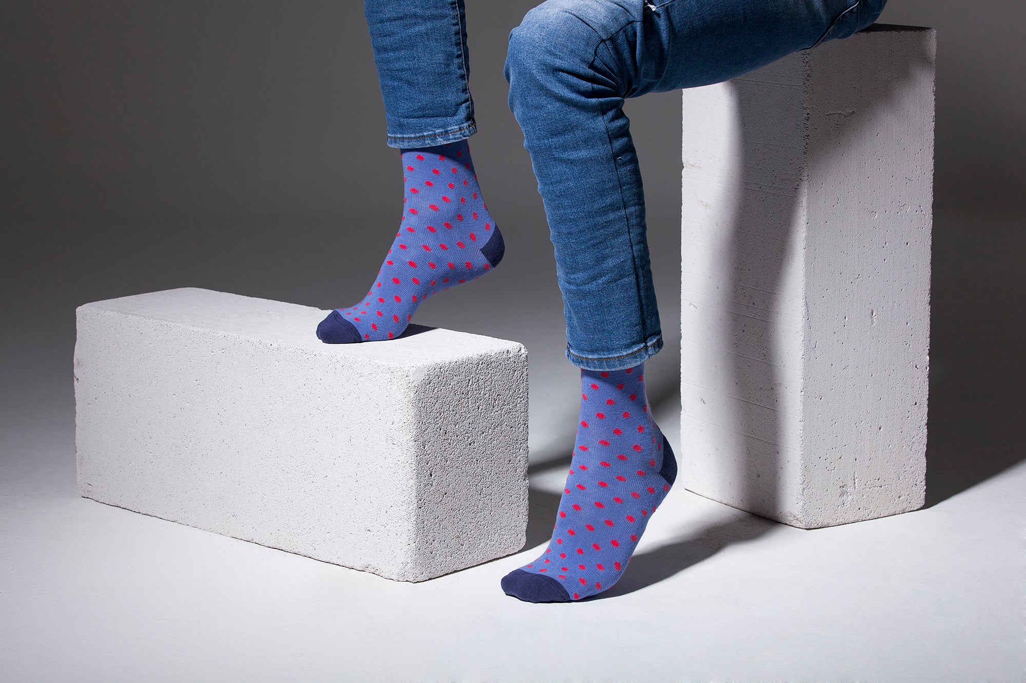 Men's Violet Dot Socks