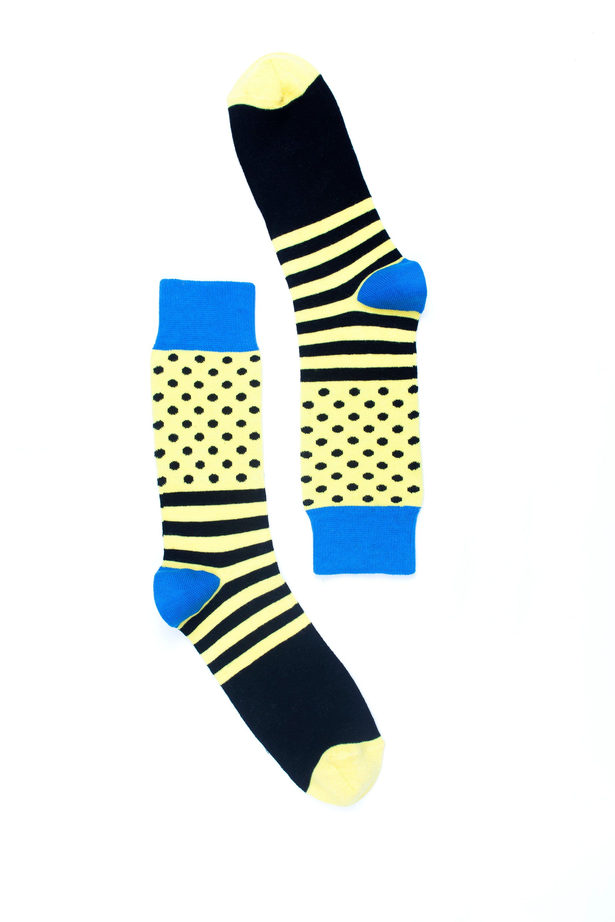 Men's Butter Dot Stripe Socks