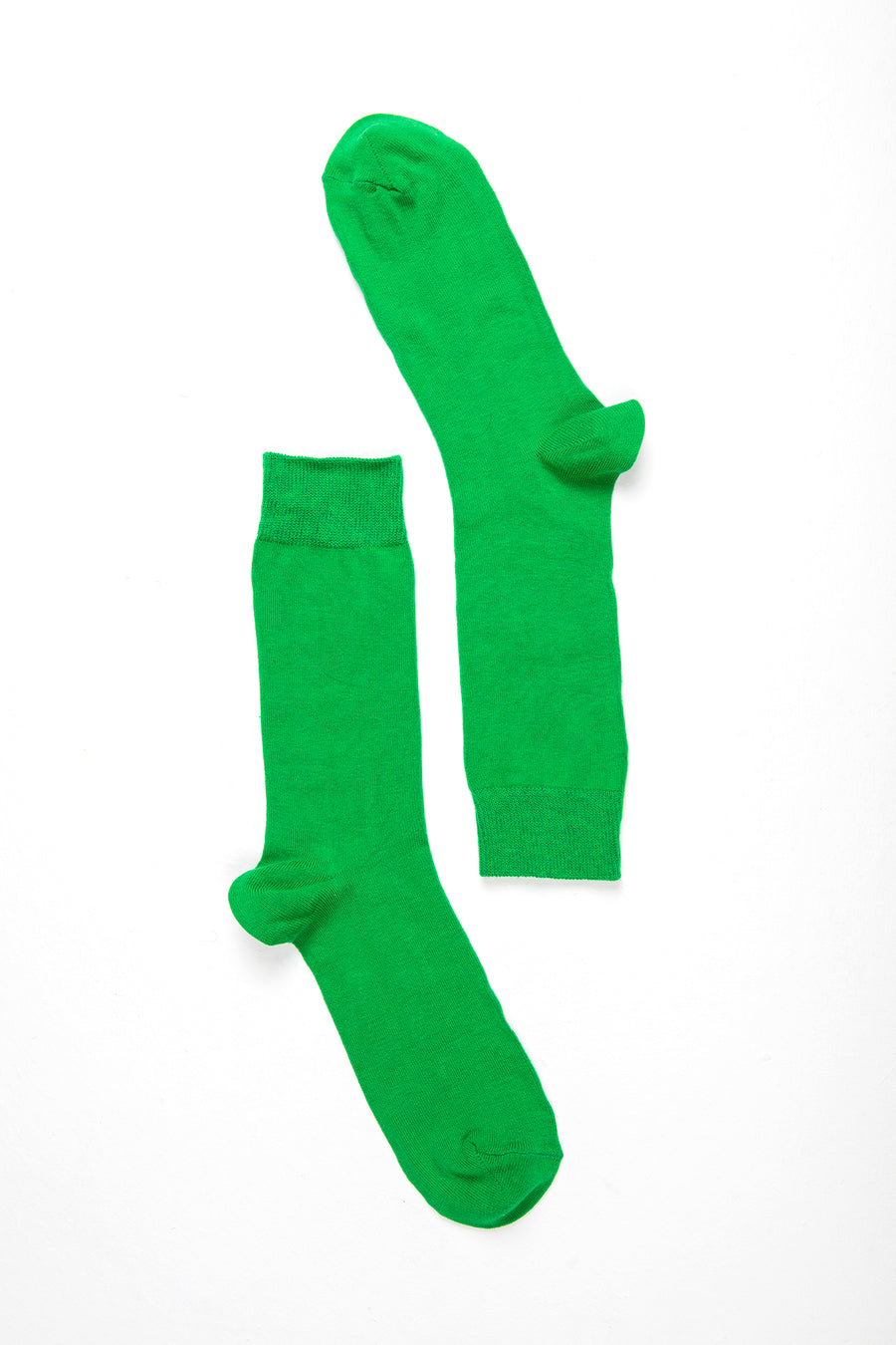 Men's Solid Green Socks