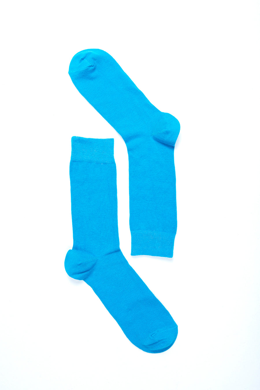 Men's Solid Blue Socks