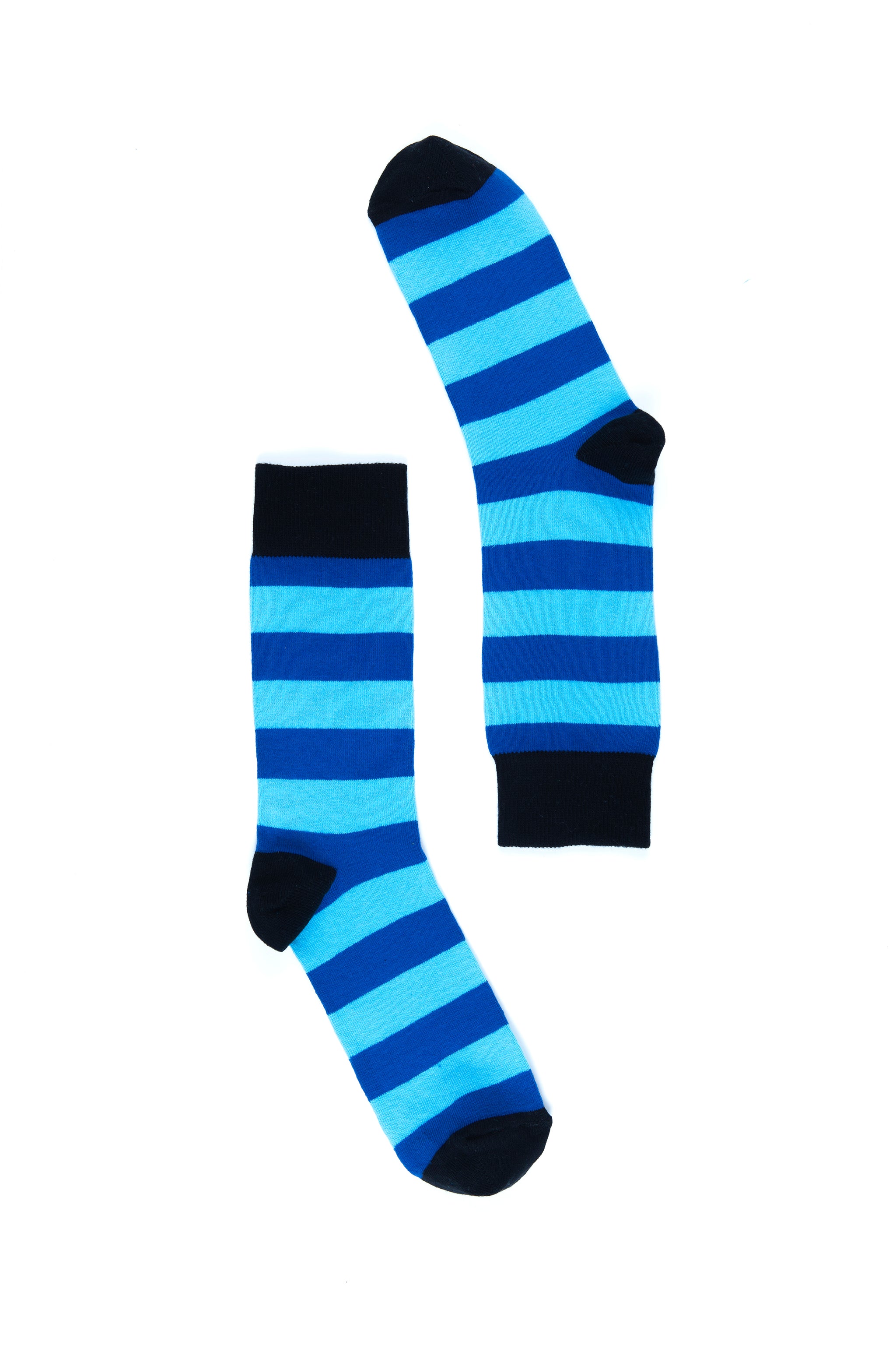 Men's Sky Blue Stripe Socks