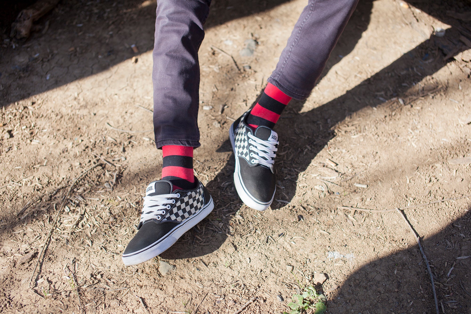 Men's Flame Stripe Socks