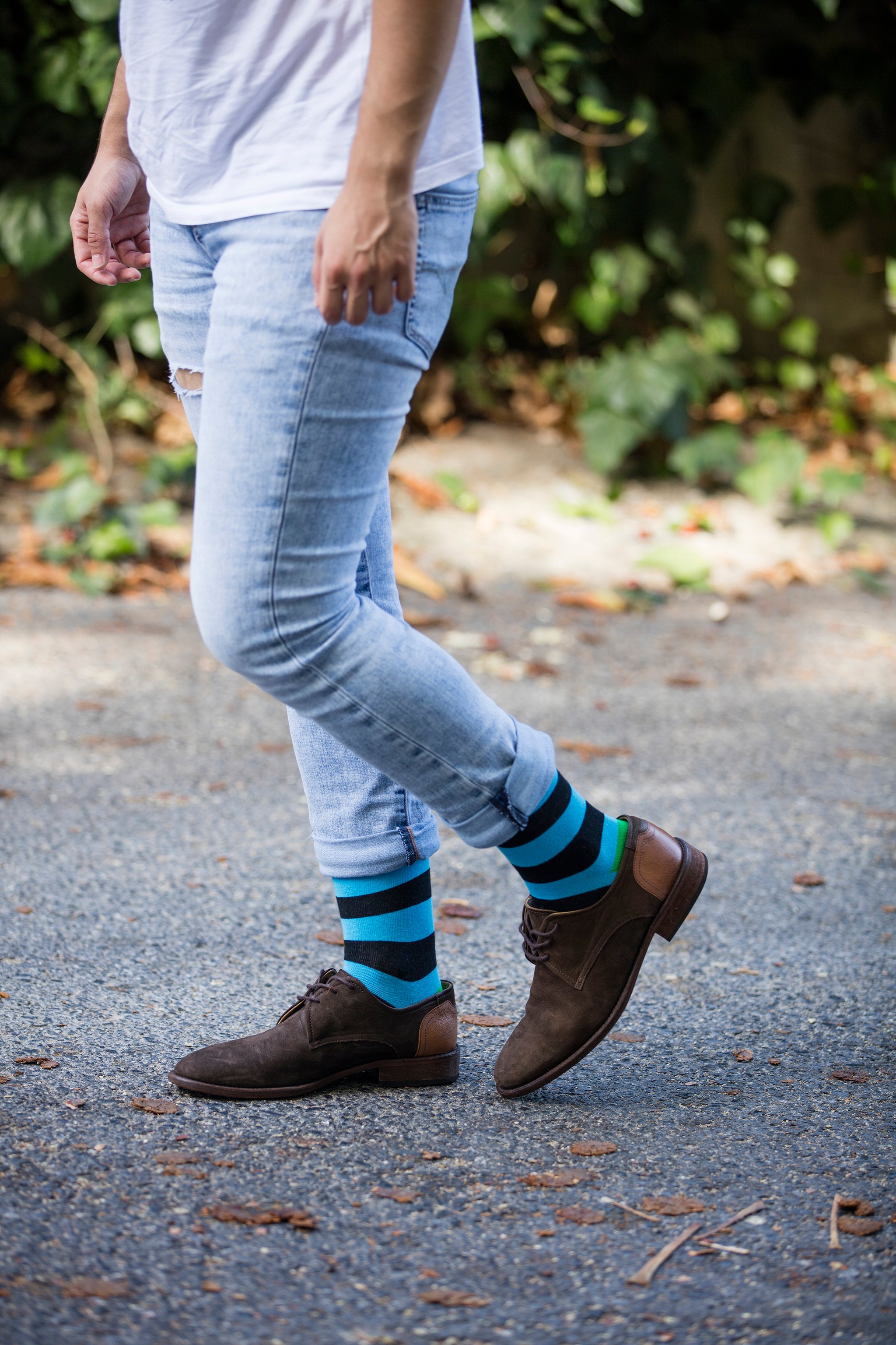 Men's Arctic Grass Stripe Socks
