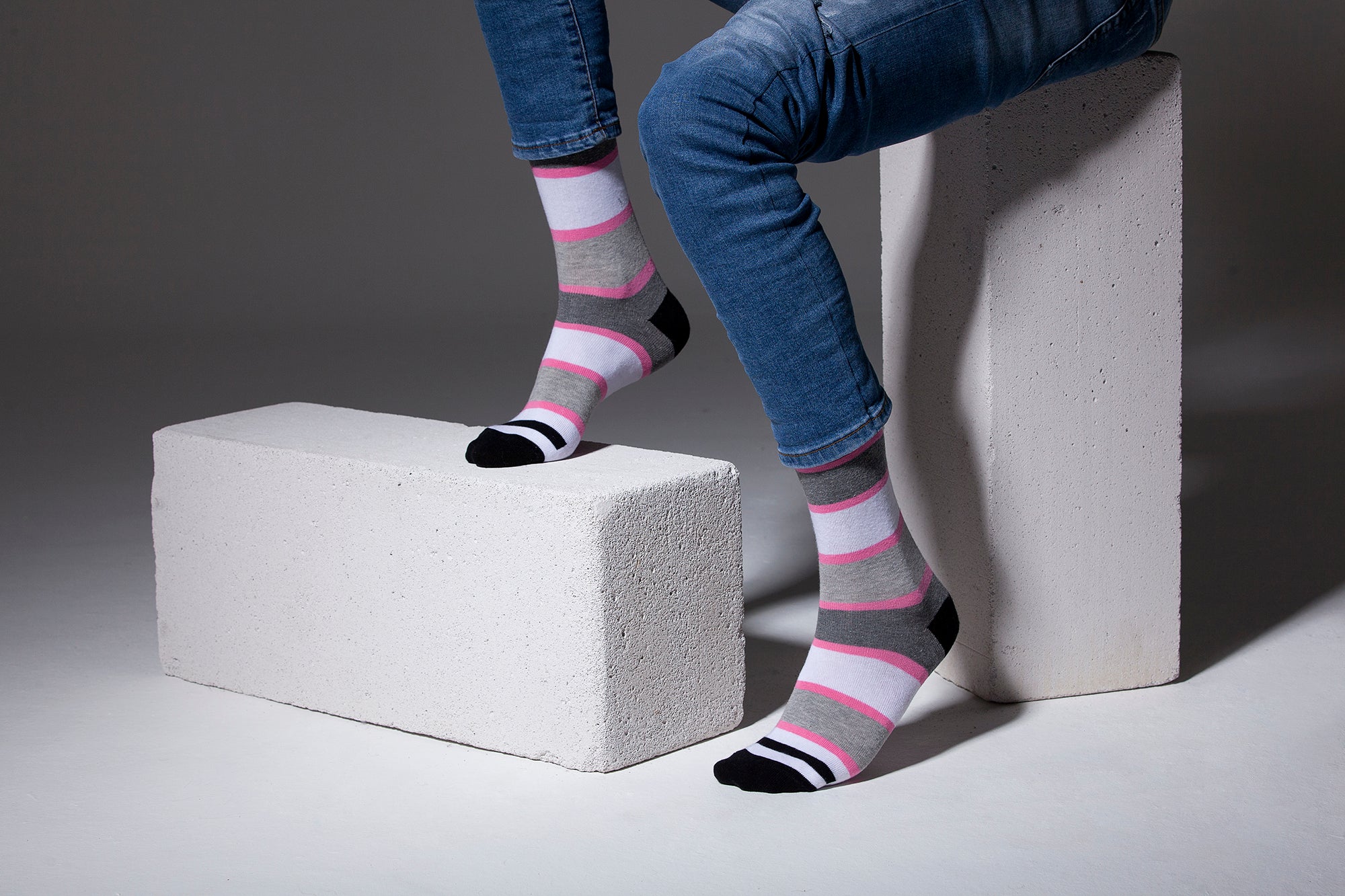Men's Candy Cloud Stripe Socks