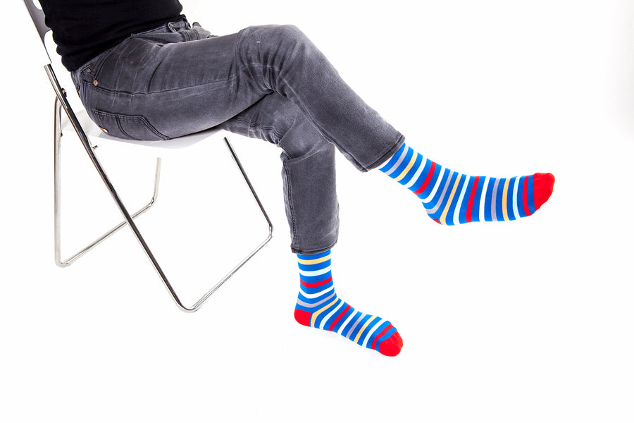 Men's Red Sea Stripe Socks