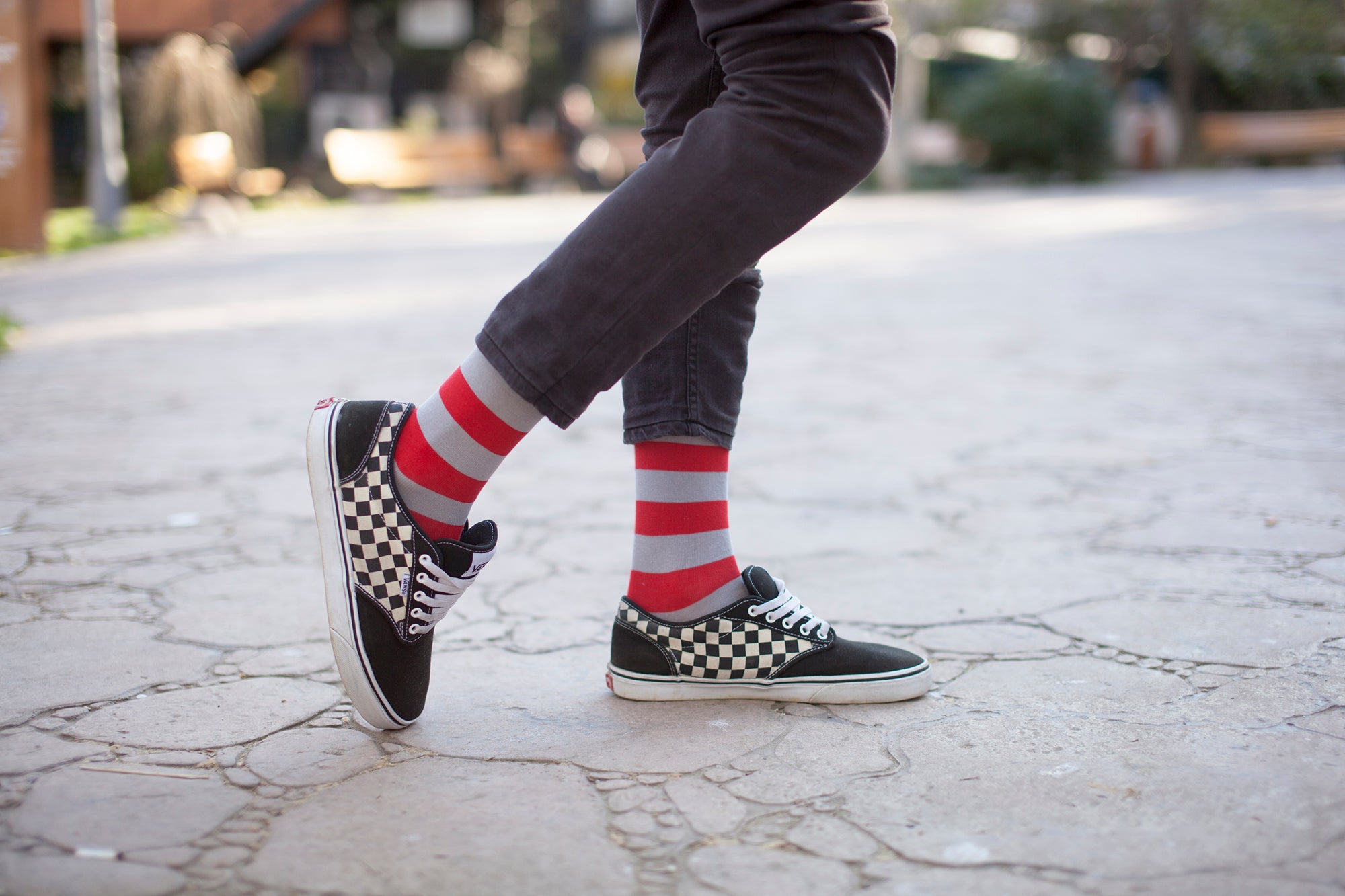 Men's Red Armour Stripe Socks