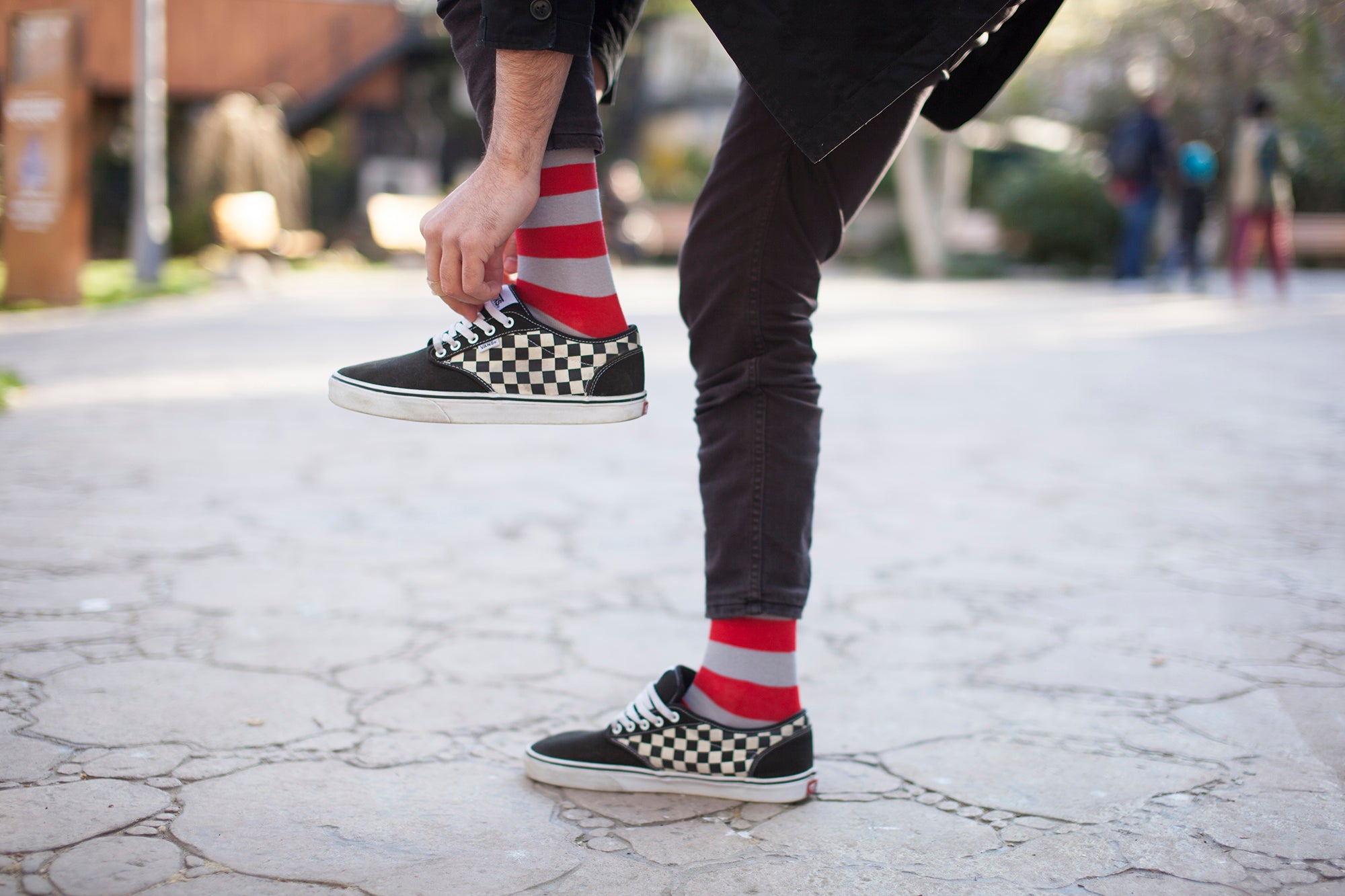 Men's Red Armour Stripe Socks