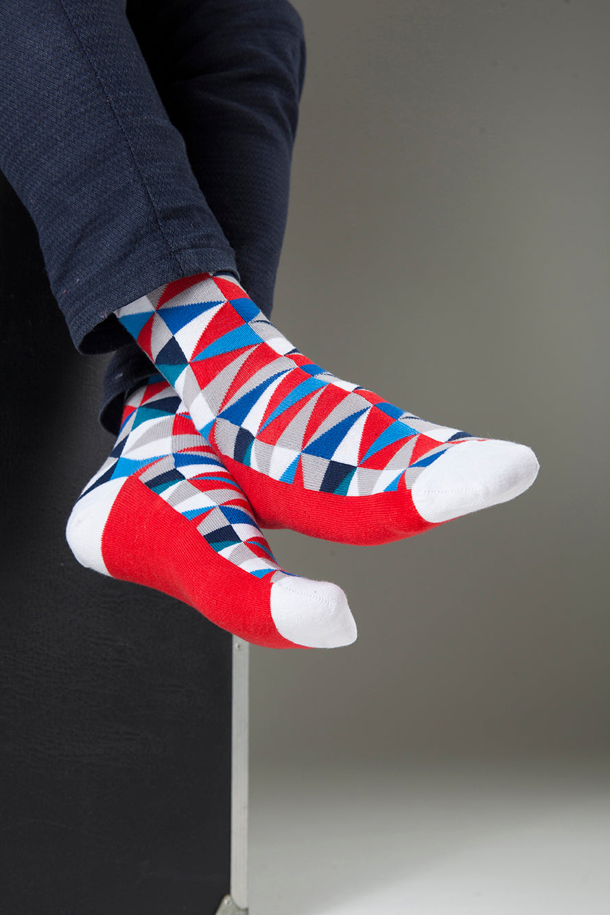 Men's Red Triangle Socks