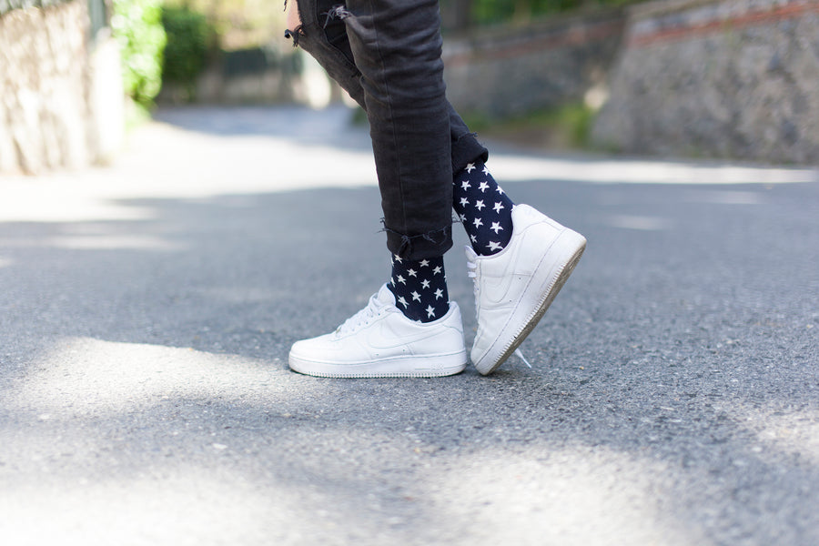 Men's Usa Patriotic Stars Socks