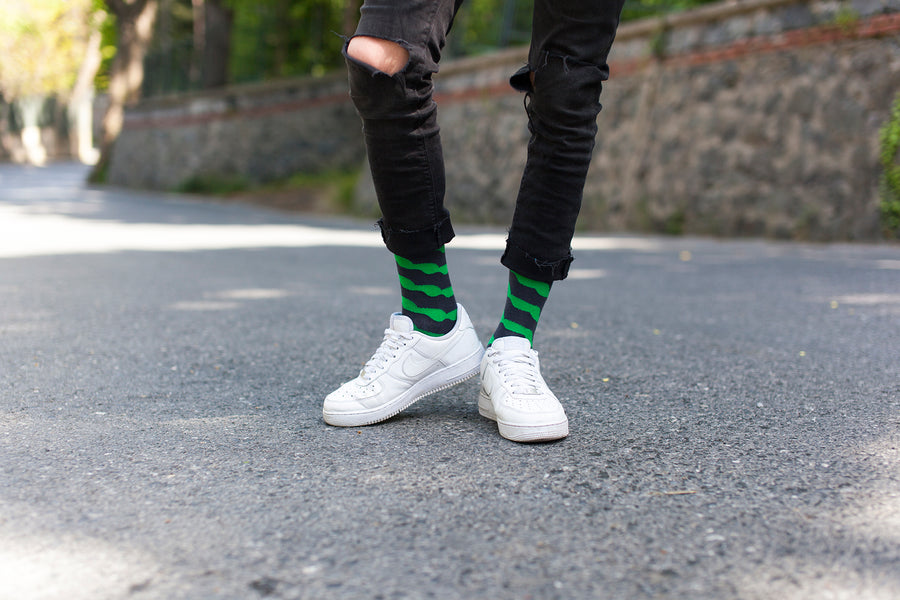 Men's Emerald Wave Socks