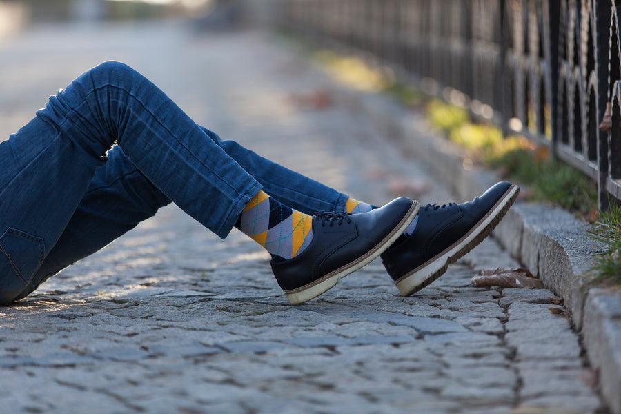 Men's Manly Argyle Socks