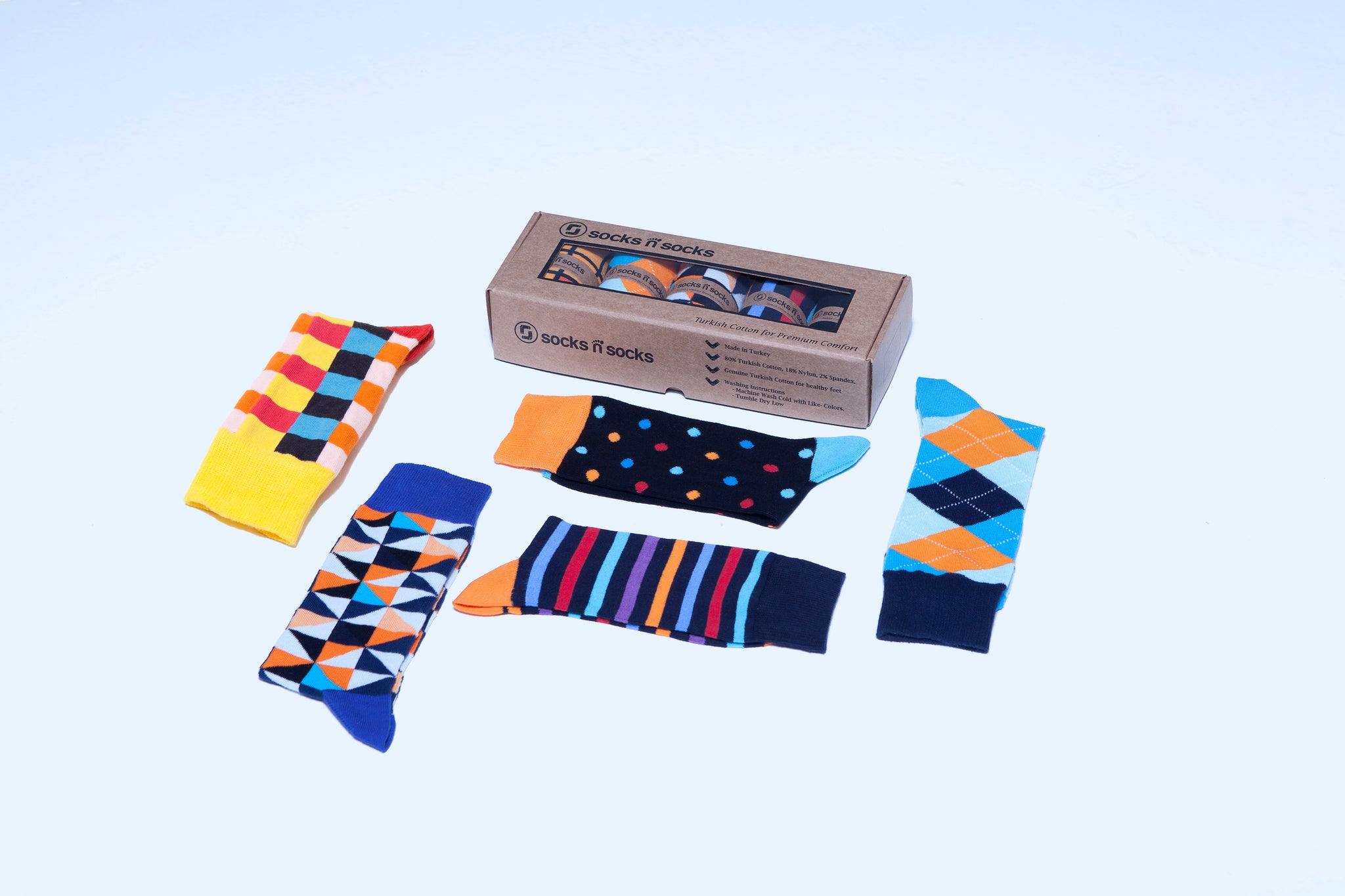 Men's Fashionable Mix Set Socks - Socks n Socks