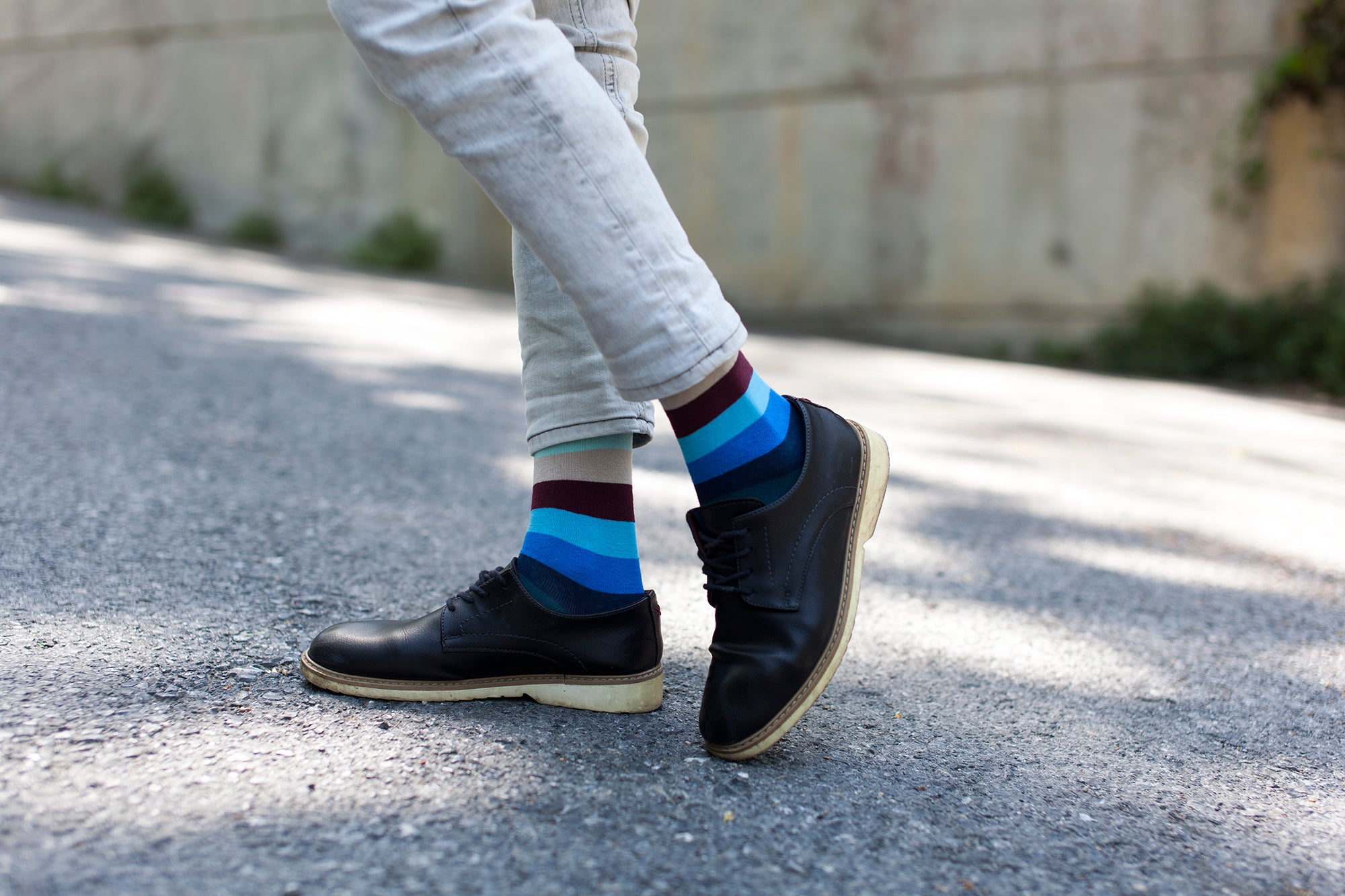 Men's Rainbow Stripes Socks