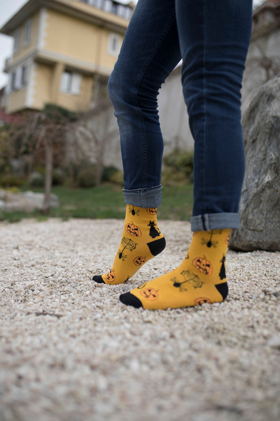 Men's Jack-O'-Lantern Socks