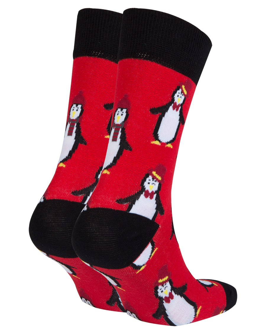 Men's Christmas Penguins Socks