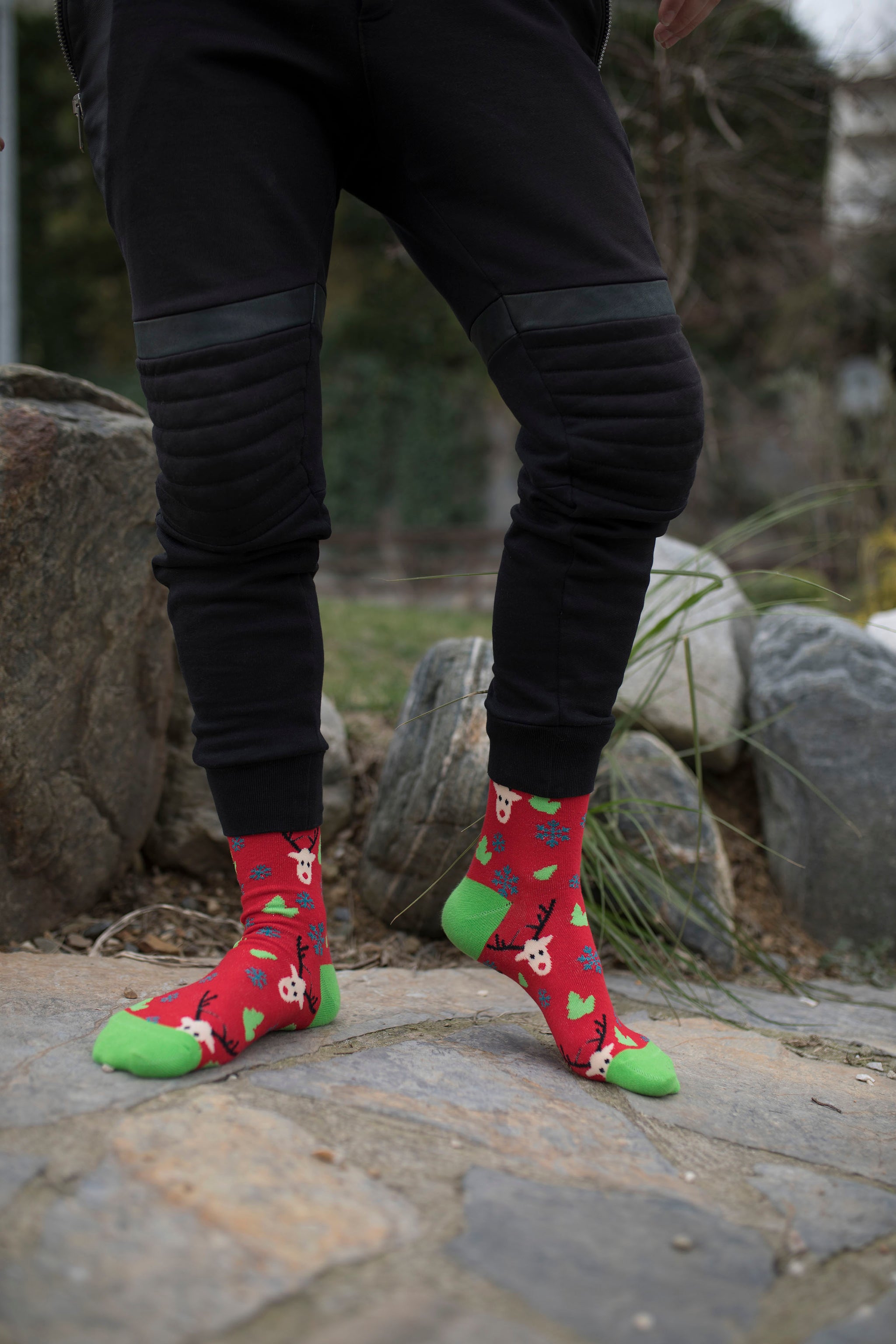 Men's Reindeer Socks