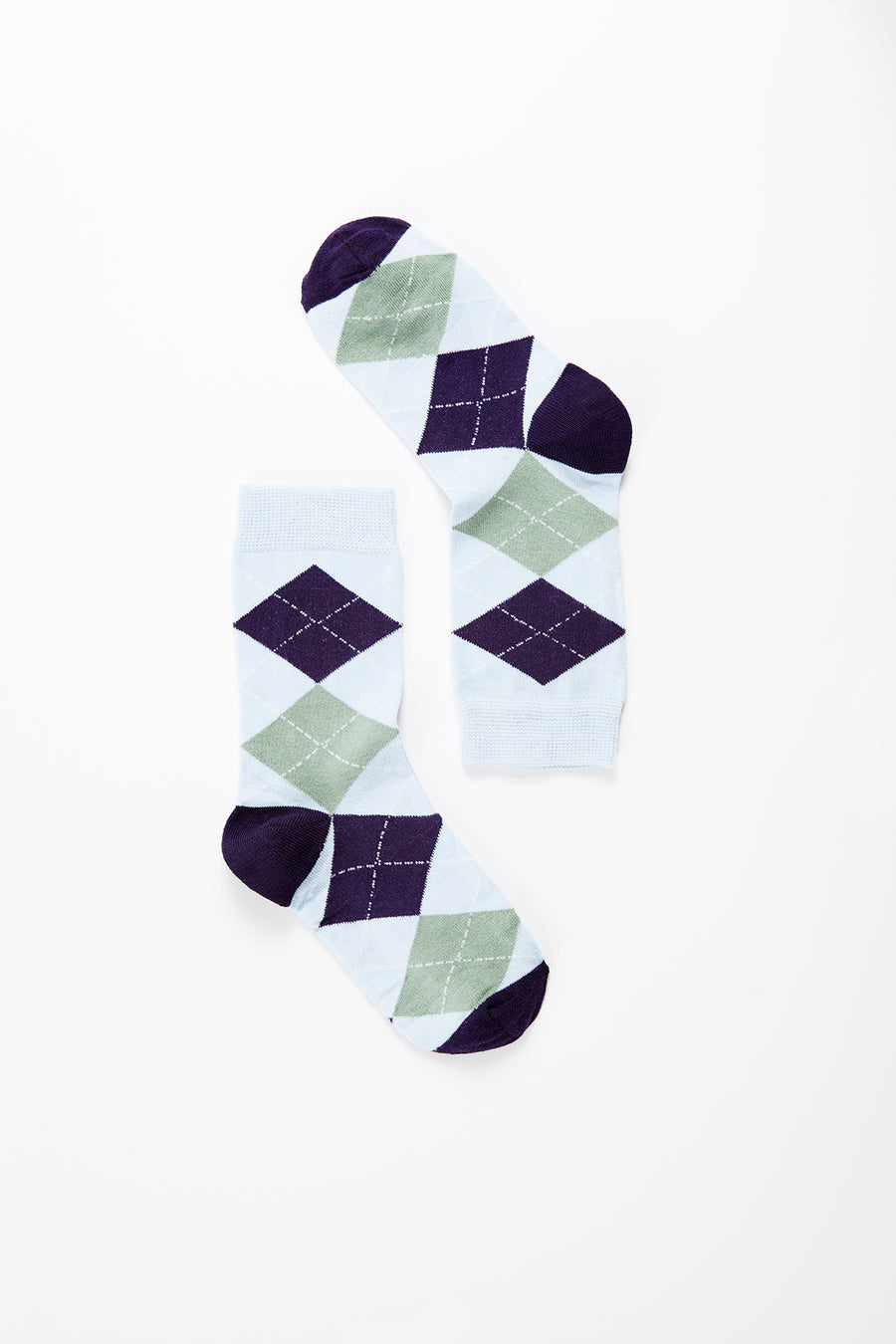 Women's Teal Sea Argyle Socks