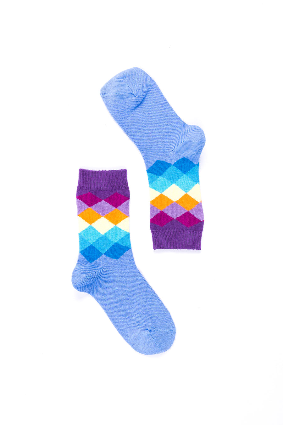 Women's Dream Purple Diamond Socks