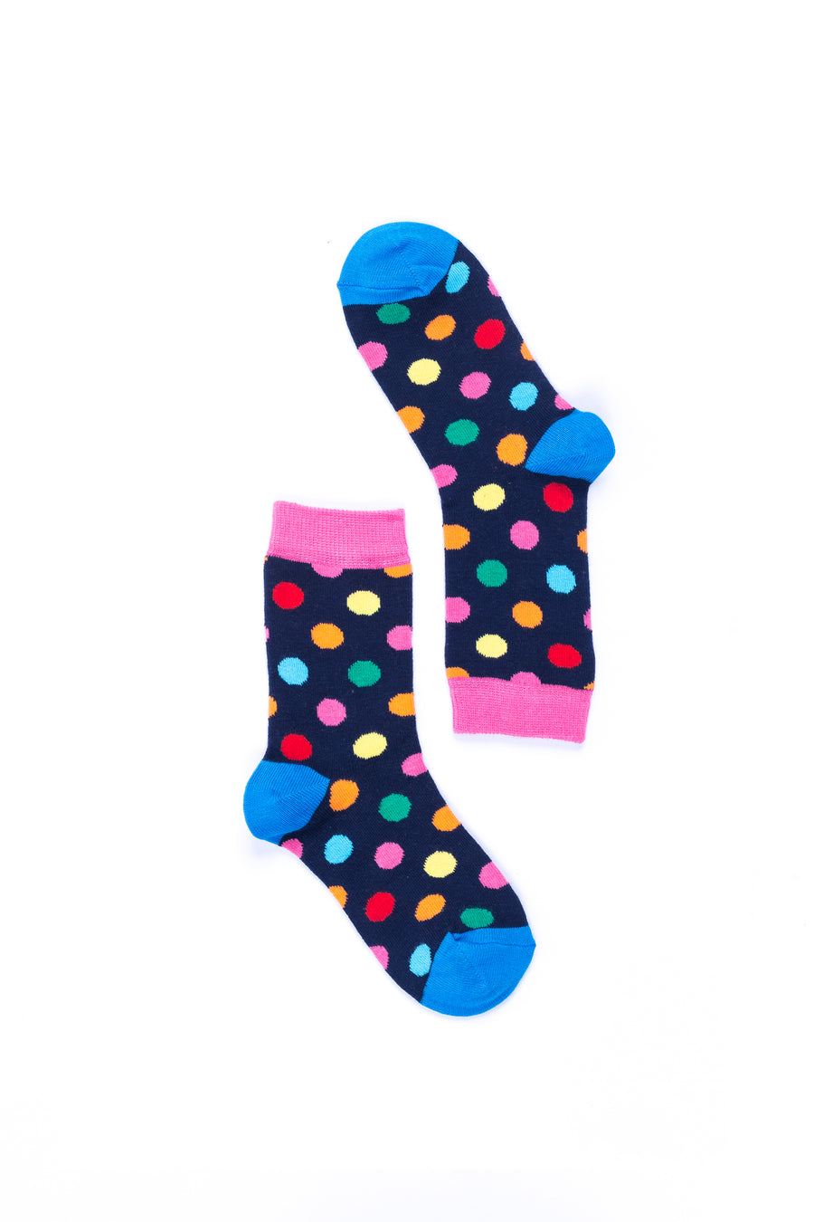 Women's Pink Sky Dot Socks