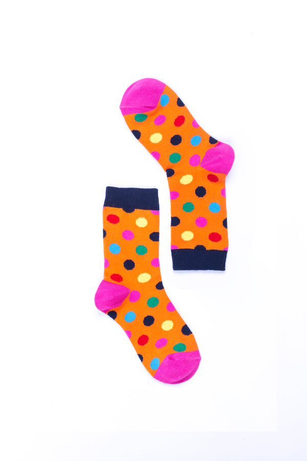 Women's Mandarin Dot Socks - Socks n Socks