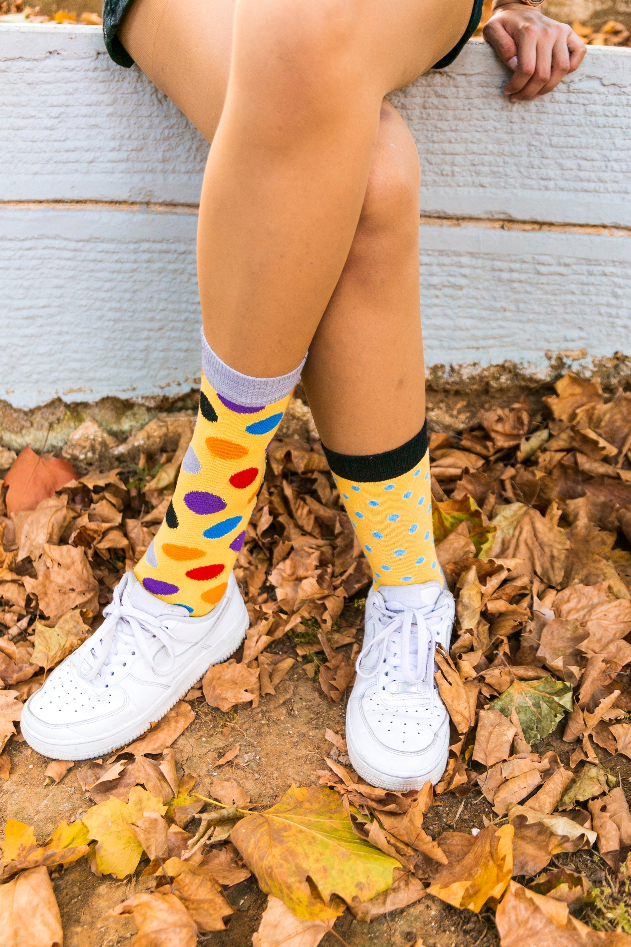 Women's Buttermilk Dot Socks