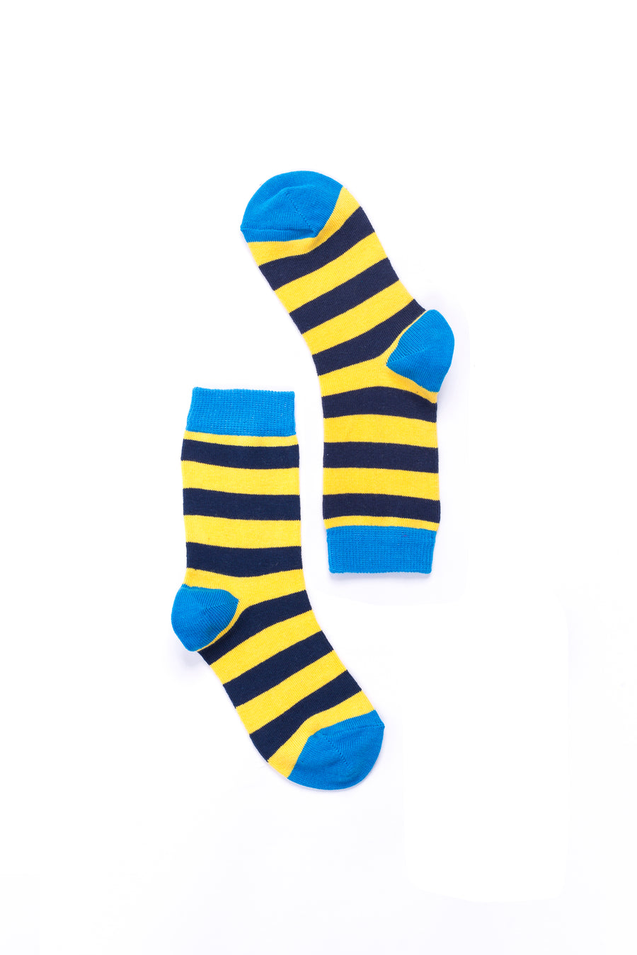 Women's Blue Canary Stripe Socks
