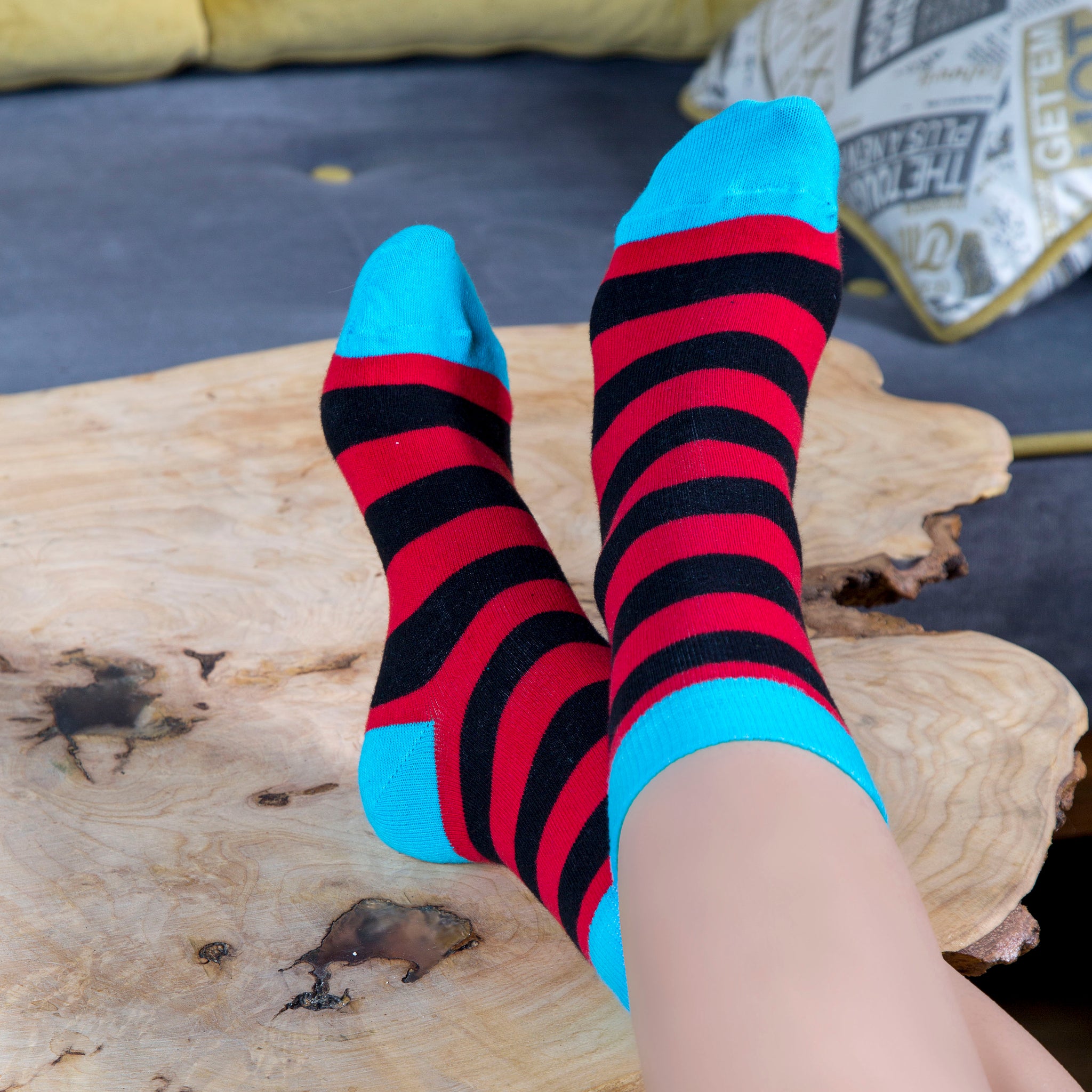 Women's Trendy Stripes Socks Set
