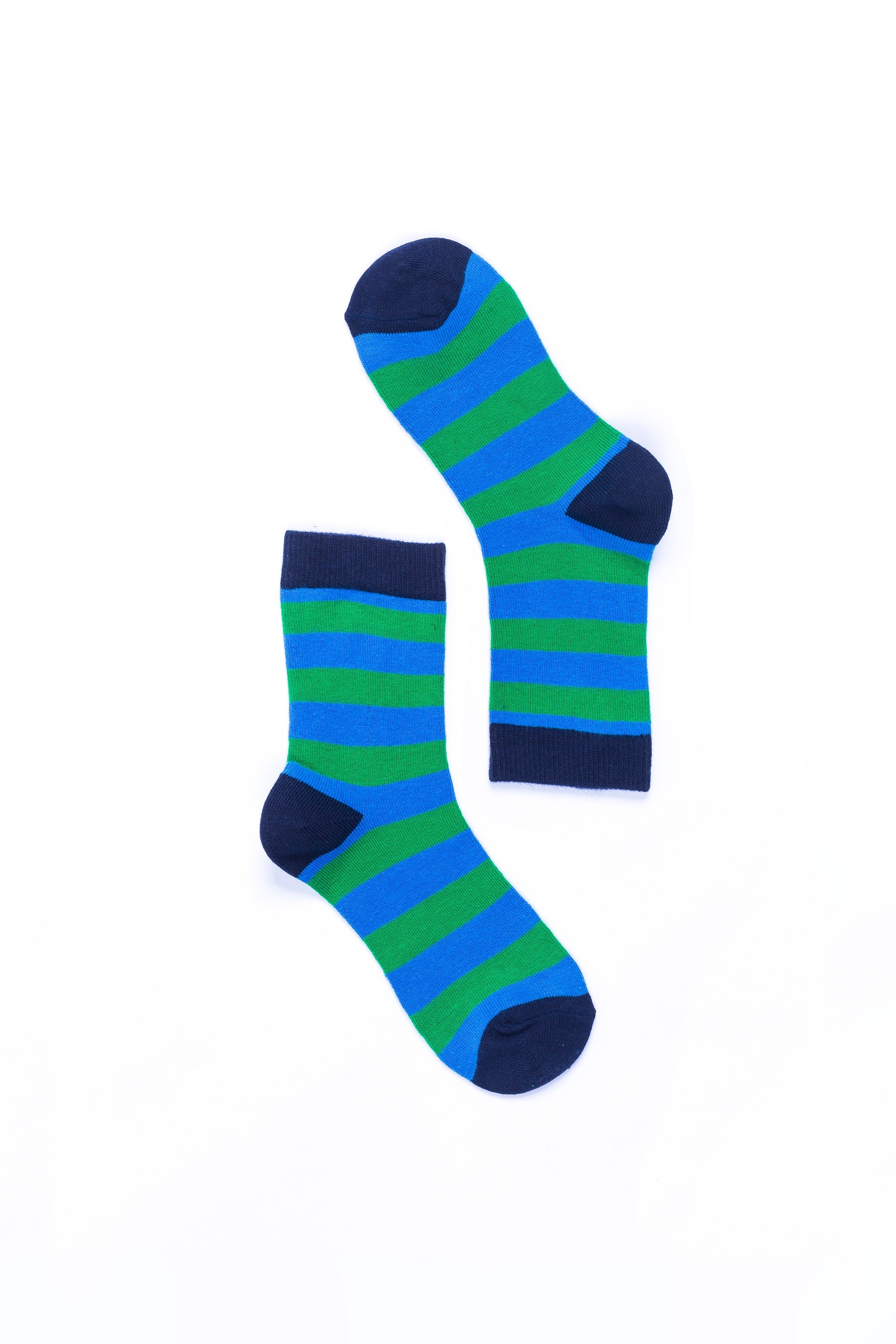 Women's Blue Grass Stripe Socks