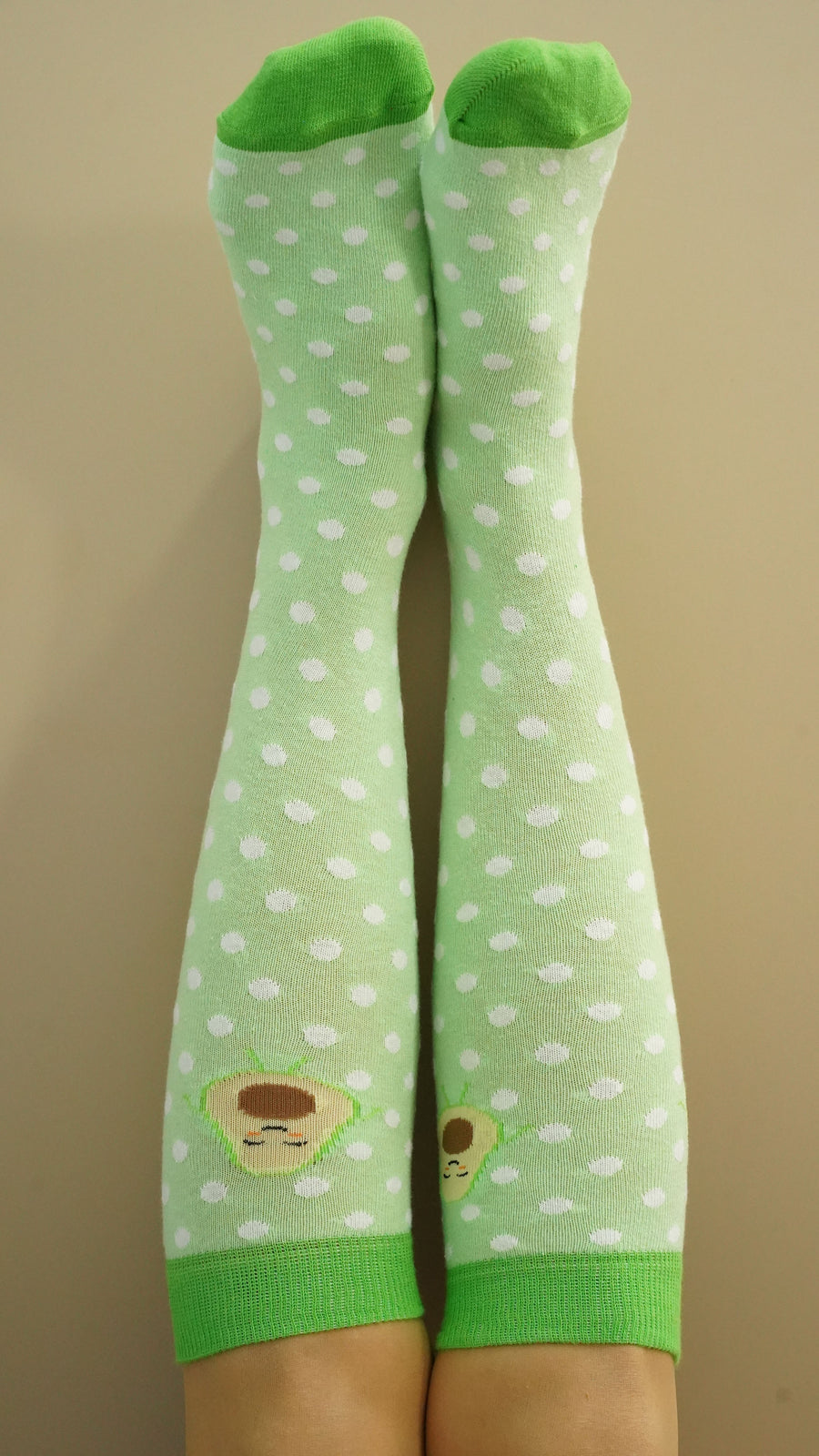 Women's Avocado Dot Knee High Socks