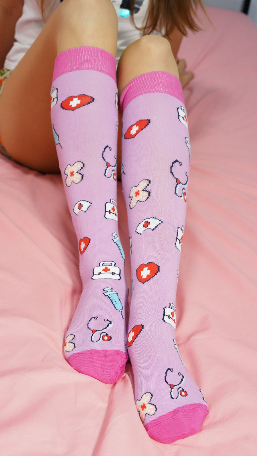 Women's Nurse Knee High Socks