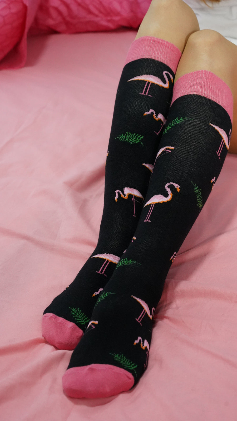 Women's Flamingo Knee High Socks