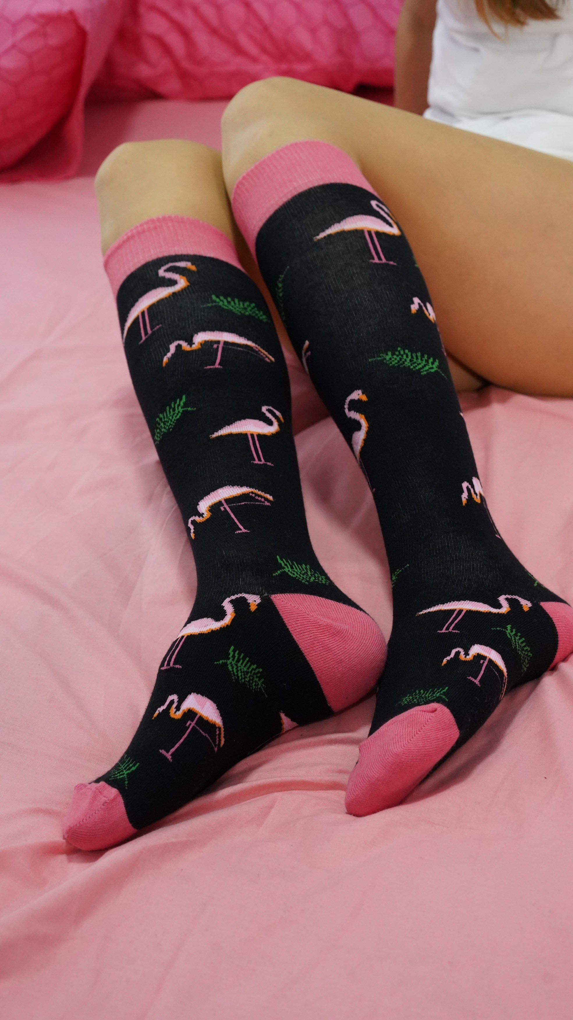 Women's Flamingo Knee High Socks