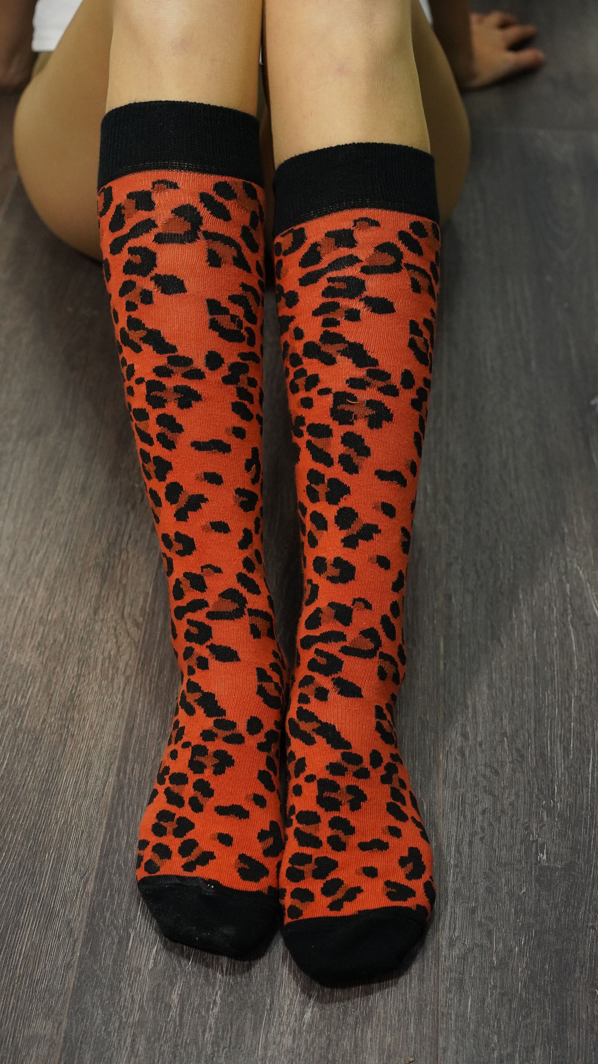 Women's Leopard Knee High Socks