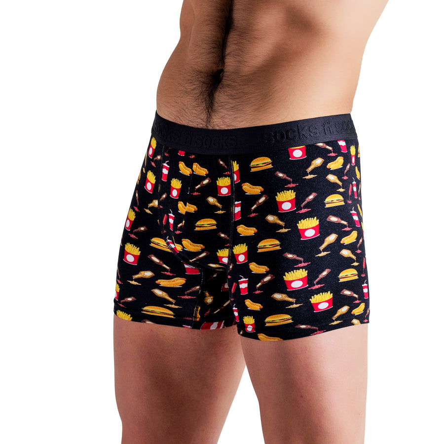 Men's Burger & Fries Boxer Brief