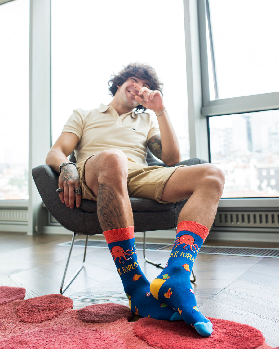 Men's Trendy Puns Socks