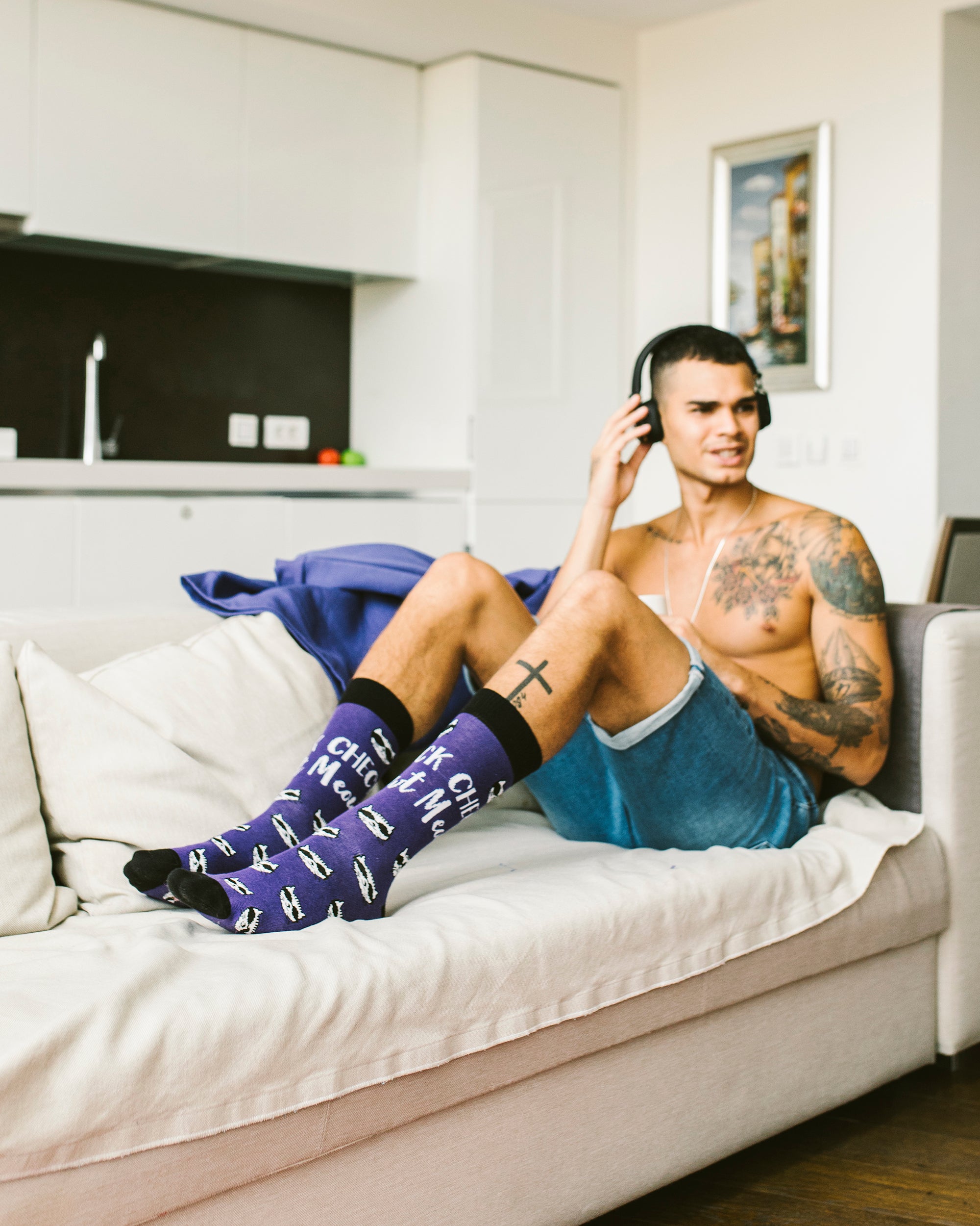 Men's Trendy Puns Socks
