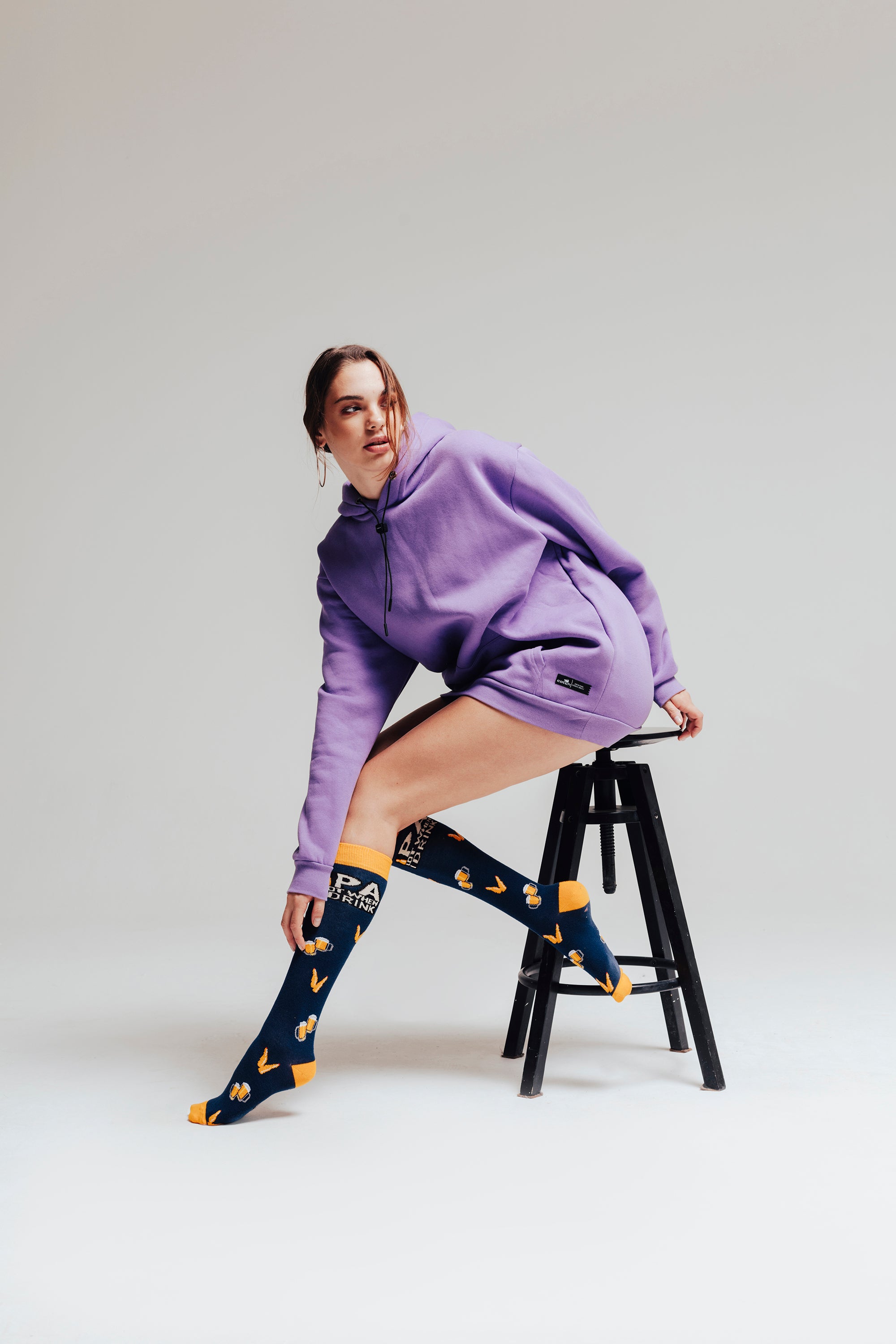 Women's Funky Puns Knee High Socks Set