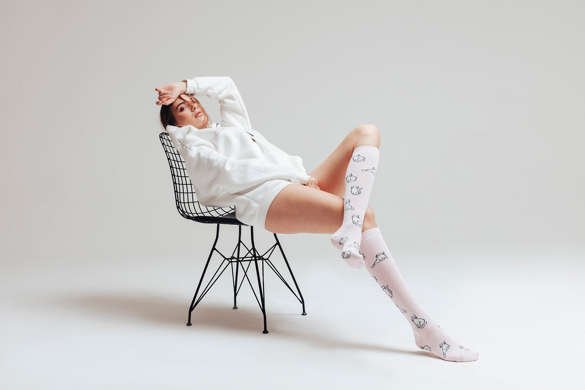 Women's Trendy Animals Knee High Socks Set