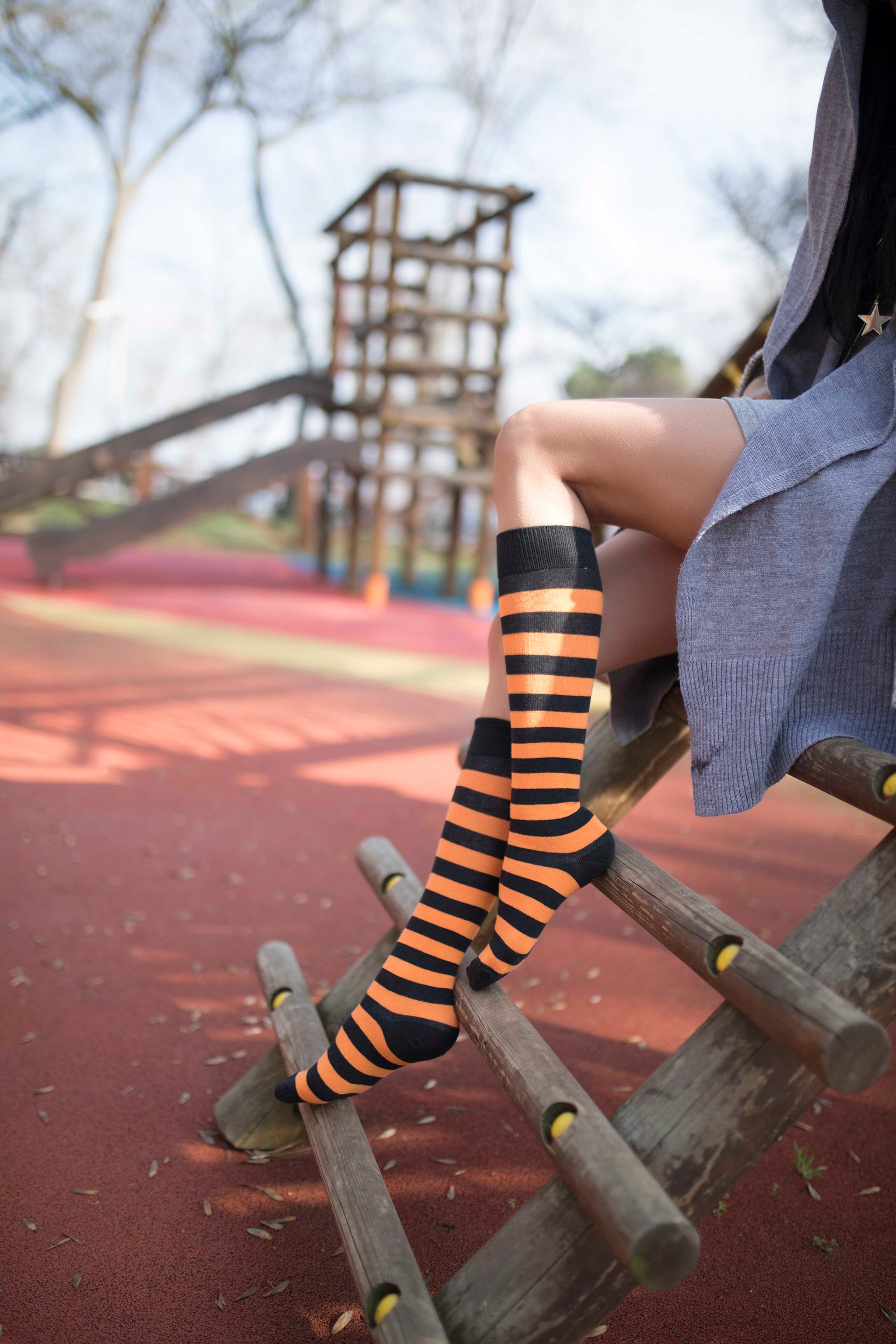 Women's Stylish Stripe Knee High Socks Set Socks n Socks