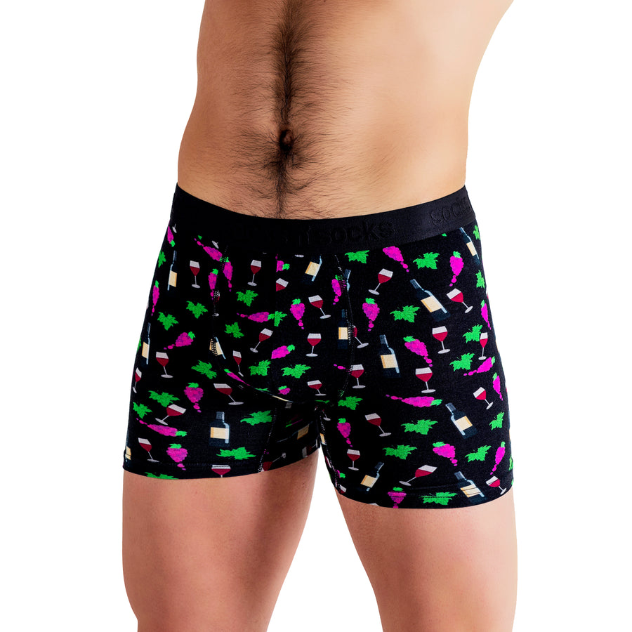 Men's Wine Boxer Brief